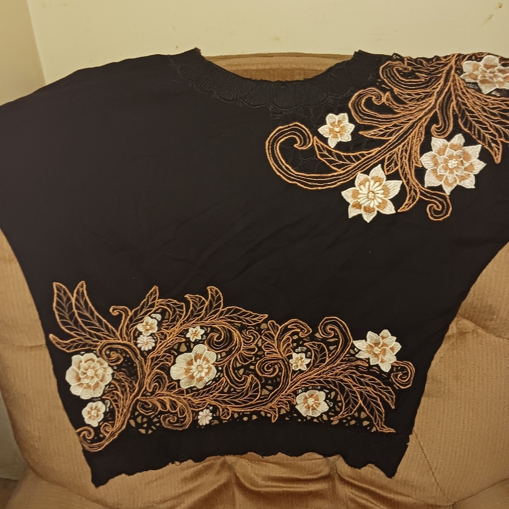 Womens Black Blouse